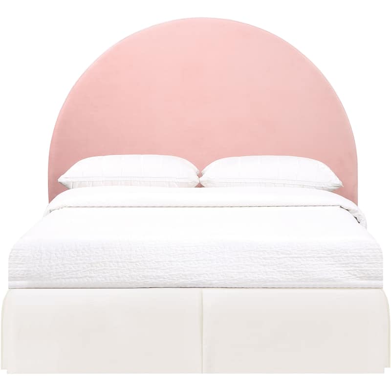 June Transitional Upholstered Panel Headboard