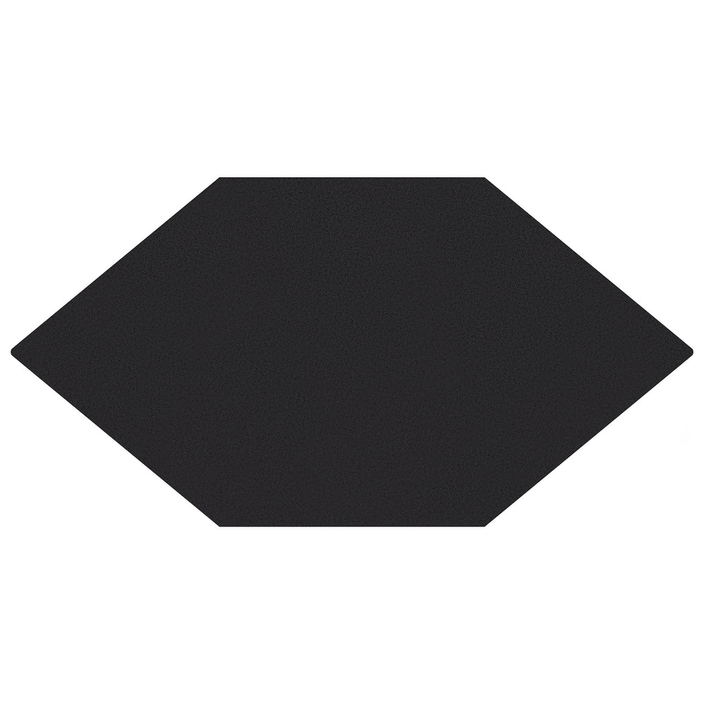 Merola Tile Textile Basic Kayak Black 6-1/2" x 12-1/2" Porcelain Floor and Wall Tile