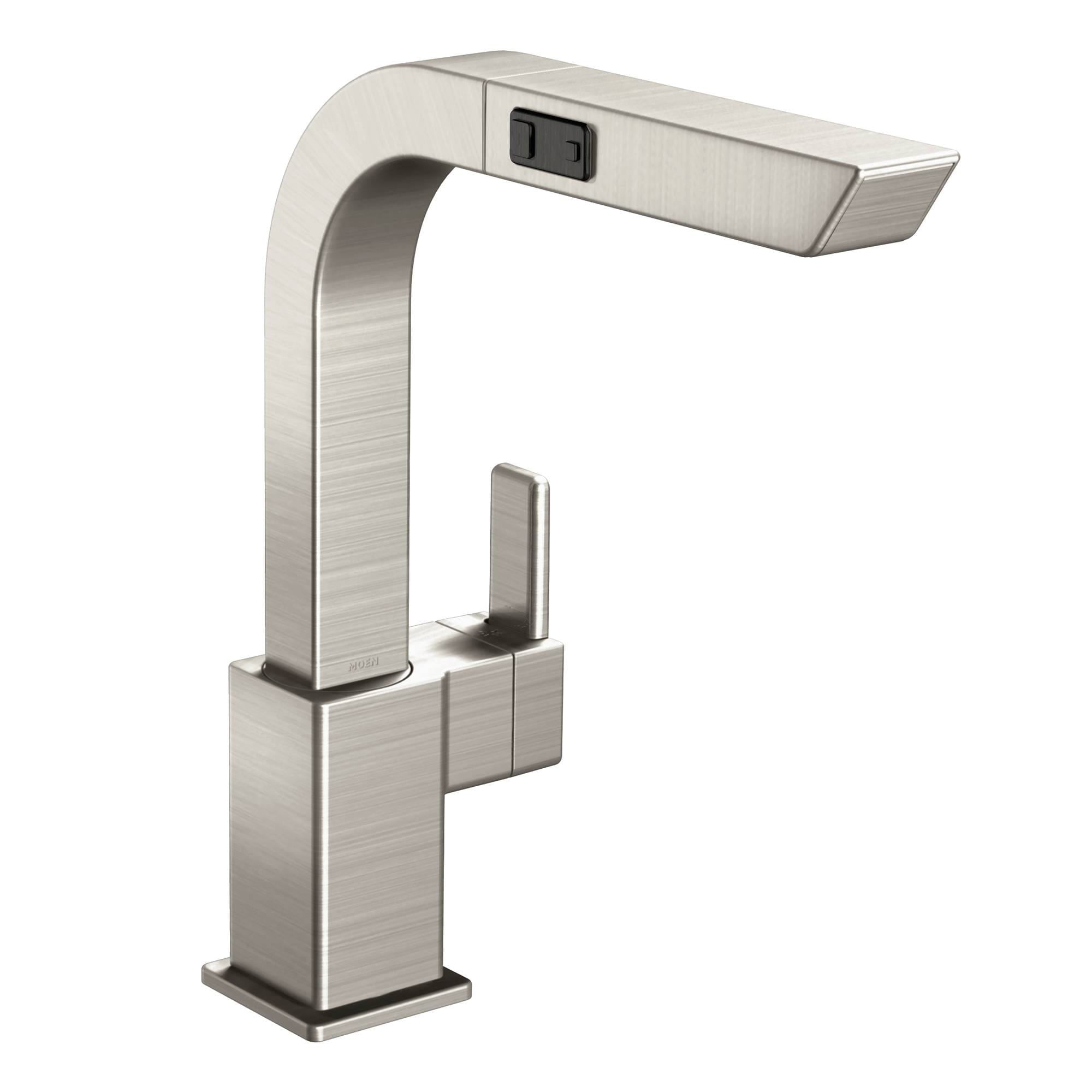 Moen S7597 90 Degree Pullout Spray High Arc Kitchen Faucet Overstock 17031905