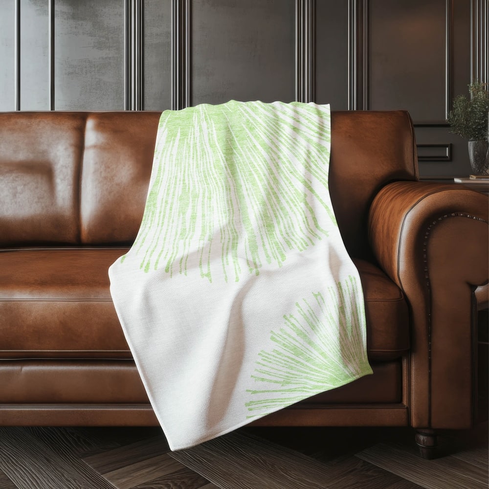 Premium Machine Washable Contemporary Burst Sherpa Throw Blanket
