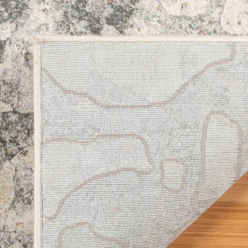Gertmenian Blayne Polypropylene Modern Designer Geometric Floral Area Rug Collection
