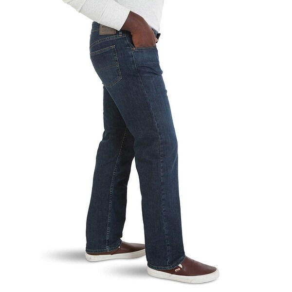wrangler authentics men's comfort flex waist relaxed fit jean