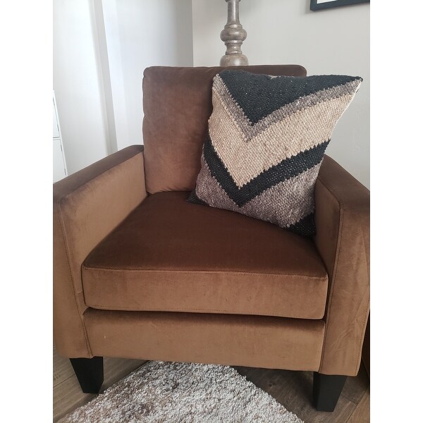 Ally Polyester Mid-Century Arm Chair - Overstock - 31432122