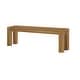 preview thumbnail 3 of 5, Rustic Solid Wood Dining Bench - 58"