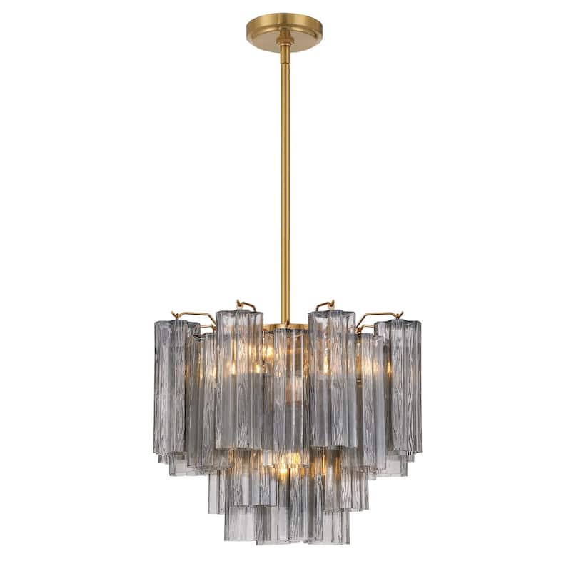 Crystorama Lighting Group ADD-300-SM Addis 4 Light 18" Wide Chandelier