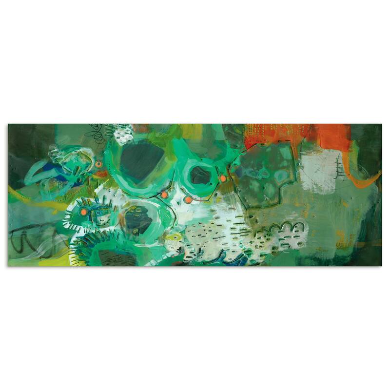 Empire Art"Lolly I" Frameless Tempered Art Glass Wall Art