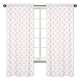 preview thumbnail 1 of 3, Sweet Jojo Designs Pink Bows Girl 84in Window Treatment Curtain Panel Drapes Pair - for Ballerina Ballet Princess Collection