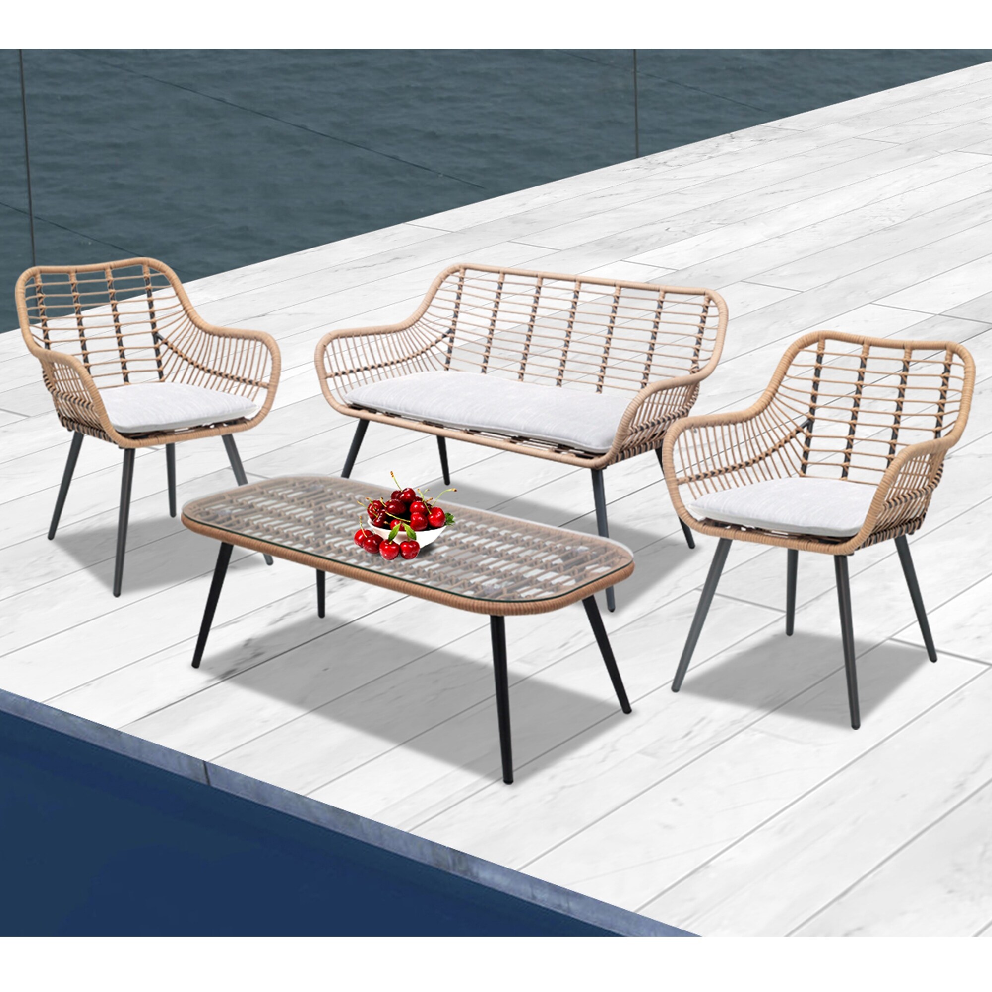outdoor love chairs