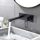 preview thumbnail 1 of 9, Stylish Single Handle Wall Mounted Bathroom Faucet Single Hole With Deck Plate