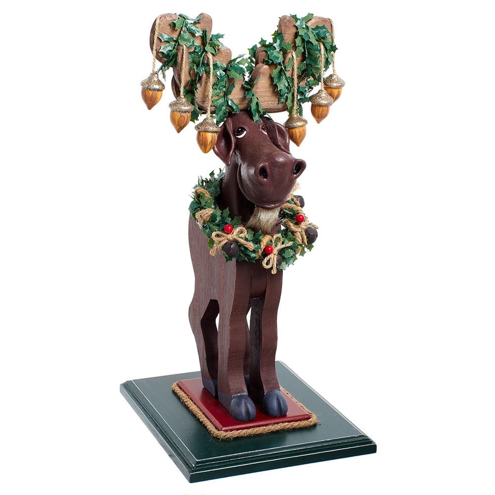 Kurt Adler 15-Inch Hollywood Moose Nutcracker - Multicolored