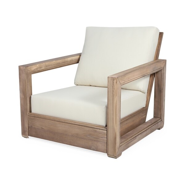 Westchester Acacia Wood Club Chairs by Christopher Knight Home