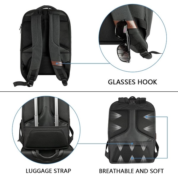 Backpack Large Computer Backpack Fits up to 17.3 Inch Laptop with USB  Charging Port Water-Repellent - Bed Bath & Beyond - 42714355