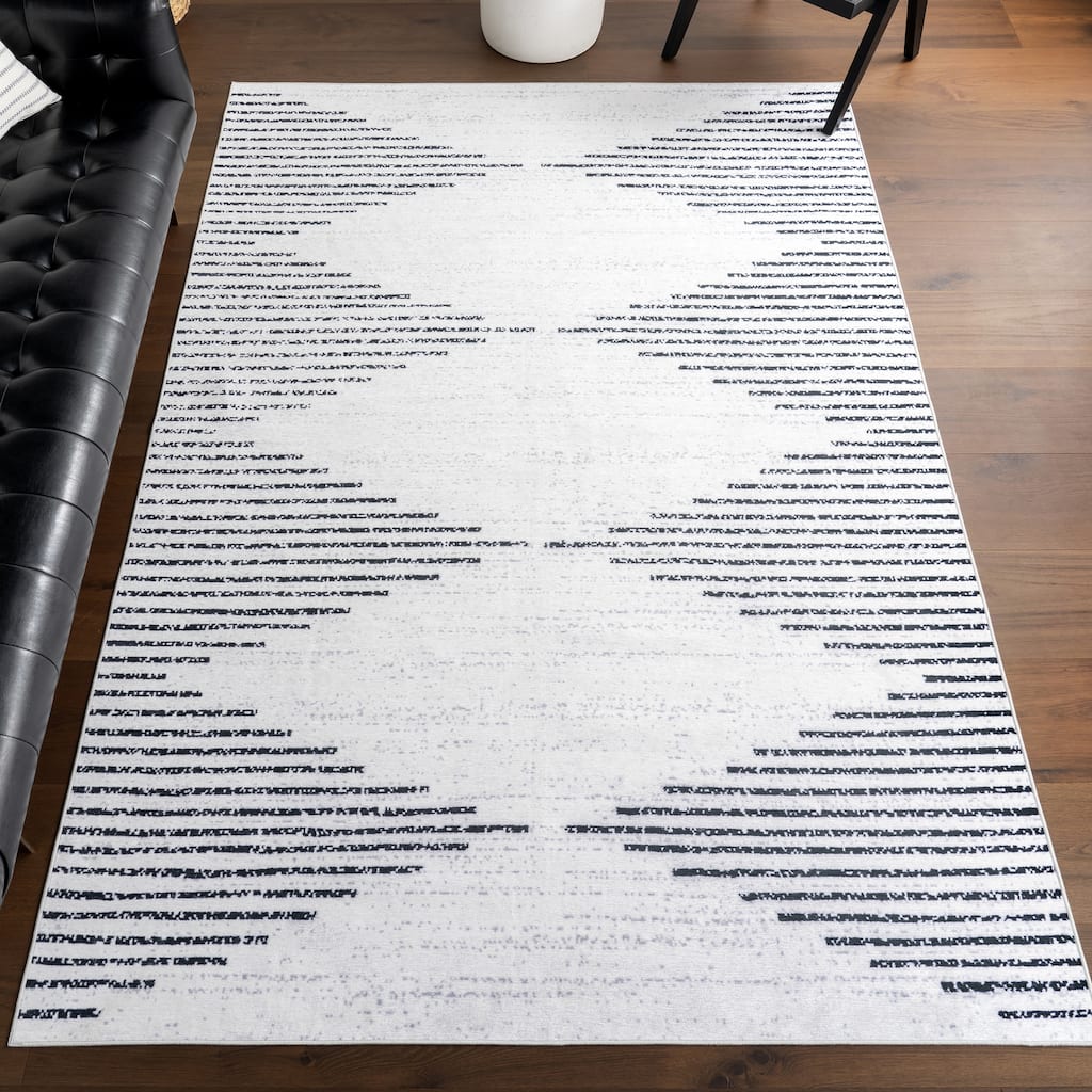 Nuloom Yori Diamond SplashGuard Machine Washable Area Rug