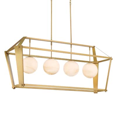 Minka Lavery 3787 Shimmer 4 Light 48" Wide Linear Chandelier