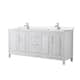 Option White / White Quartz Top / Polished Chrome
