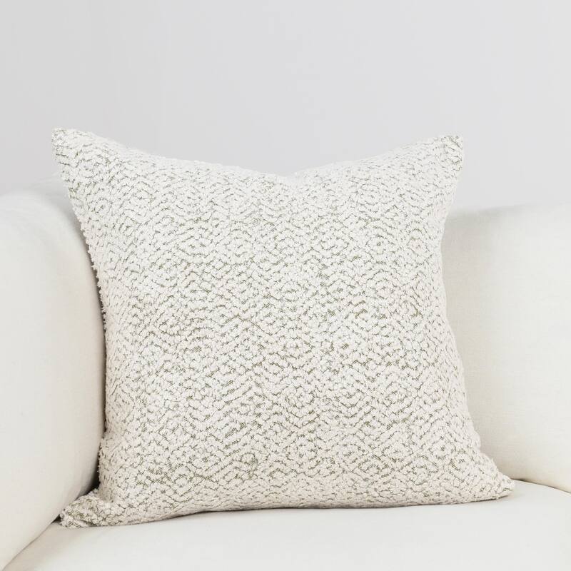 Villa by Classic Home Maris 22" Cotton Linen Blend Throw Pillow