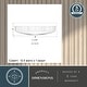 preview thumbnail 7 of 9, Vaxcel Lighting C0325 Preston 13" Wide LED Flush Mount Drum Ceiling