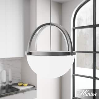Hunter Wedgefield 4-Light Pendant - Dining Room, Entry - Geometric - Transitional, Contemporary