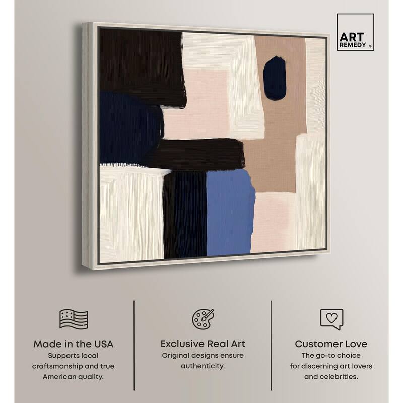 Blue Quietude II Canvas by Art Remedy