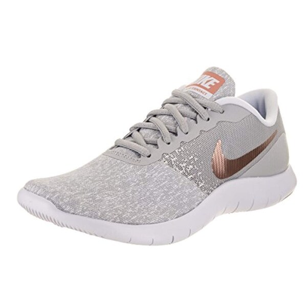 Shop Nike Women's Flex Contact Running Shoe Wolf Grey ...