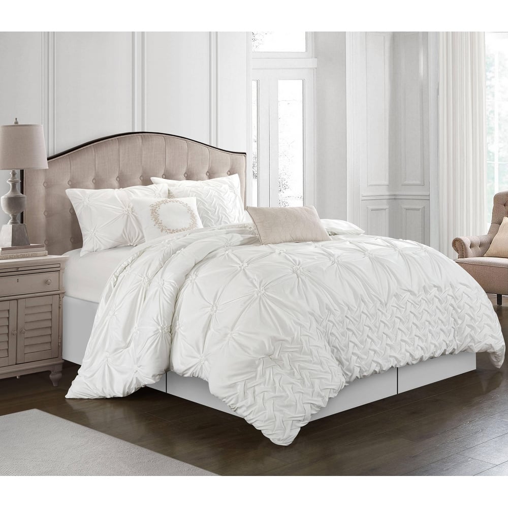 Nanshing Zalie Pleated 7-Piece Comforter Set