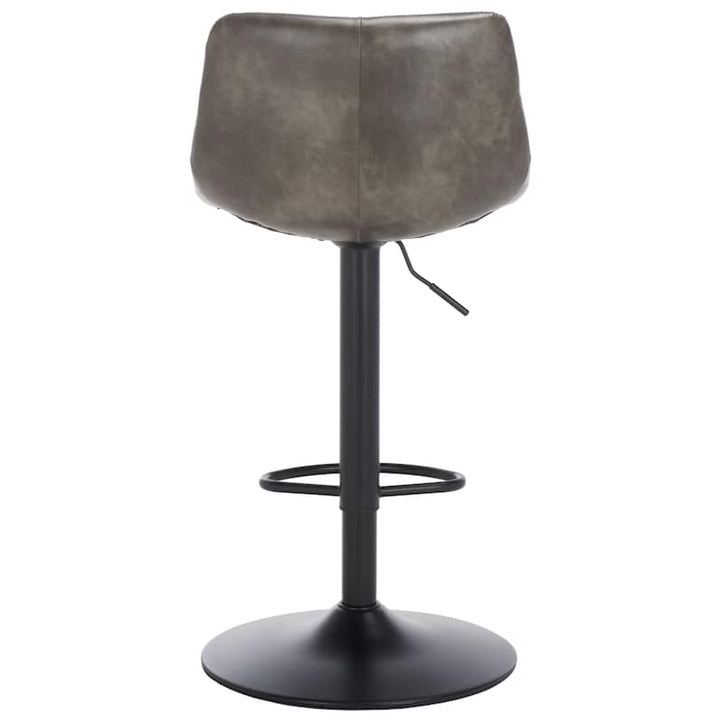 SAFAVIEH Aelin 32-inch Adjustable Bar Stool - 16"W x 19"D x 42"H