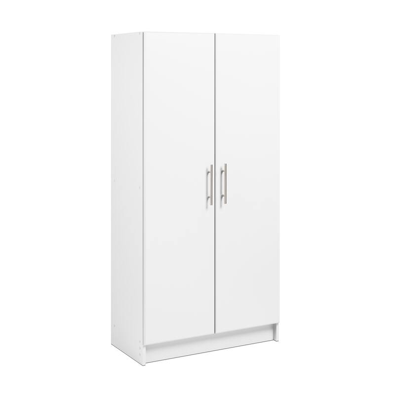Prepac Elite Tall 2-Door Cabinet with Adjustable Shelves-Functional, Freestanding Garage Storage Cabinet with Doors and Shelves