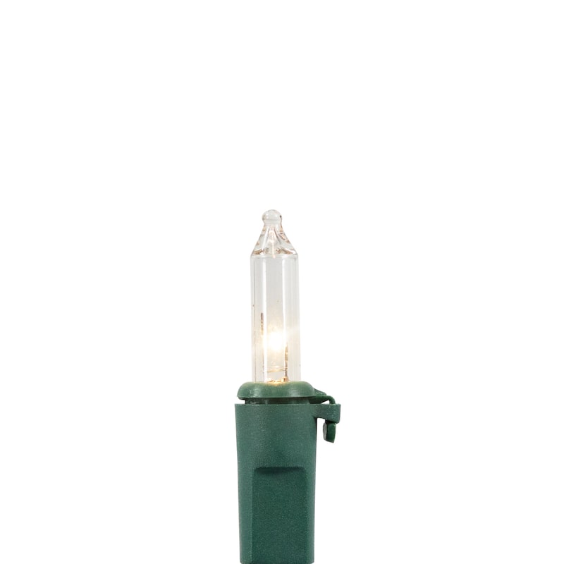 450-Count Clear Mini Christmas Light Set - 92' Green Wire