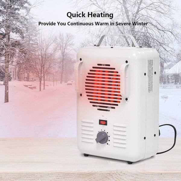 Shop Costway Electric Portable Utility Space Heater Thermostat Room 1500w Overstock 18216186