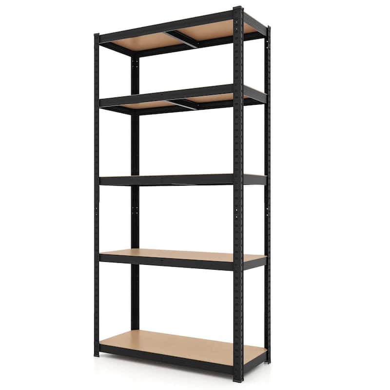 Costway 5 Tier Adjustable Garage Shelving Unit with 2000 lbs Max Load - See Details - Black