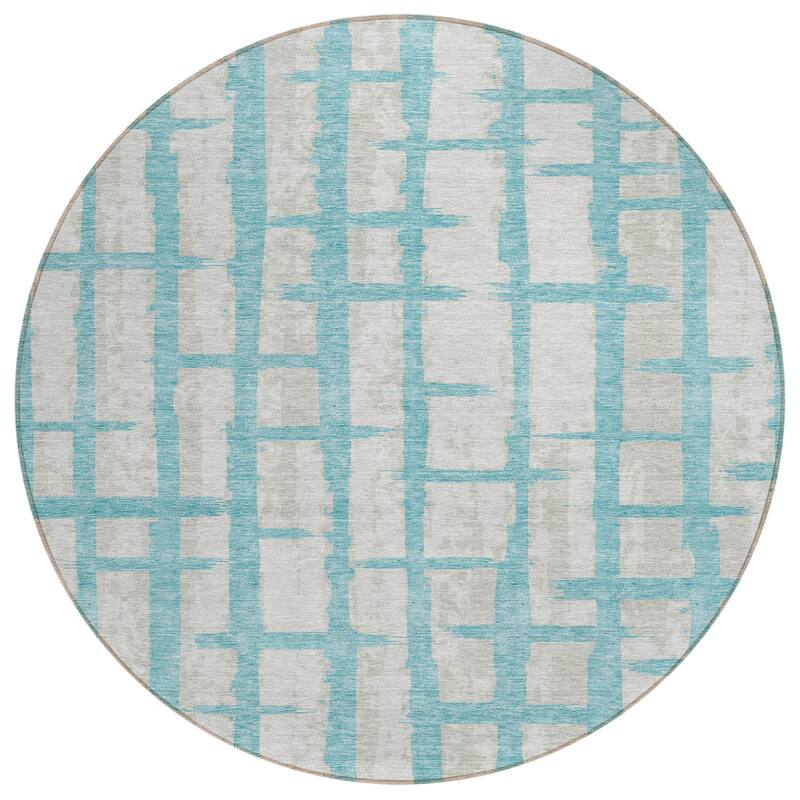 Machine Washable Indoor/ Outdoor Chantille Contemporary Ombre Rug