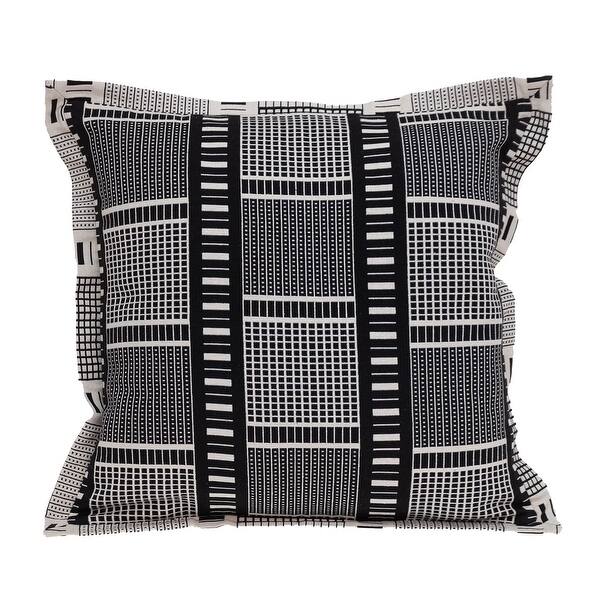 Black And White Abstract Stripes Throw Pillow Black And White Abstract Stripes Throw Pillow