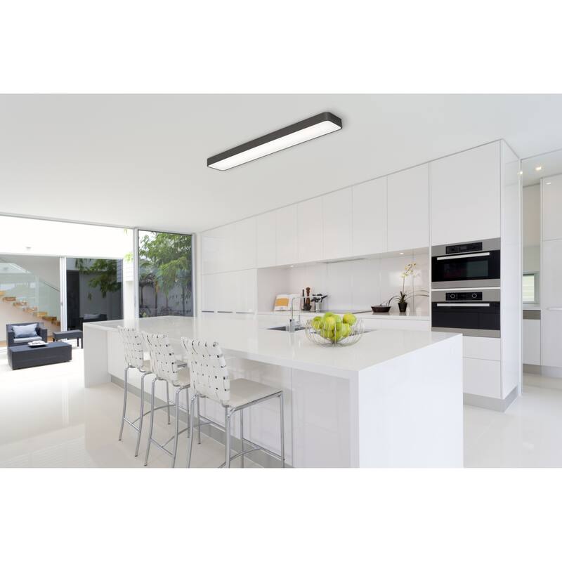 AFX BAYL4608LAJUD Bailey 2 Light 46" Wide LED Flush Mount Ceiling