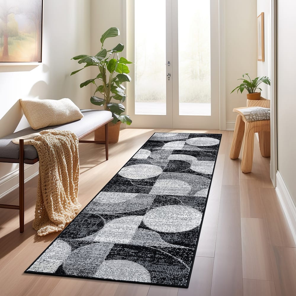 World Rug Gallery Modern Geometric Design Area Rug
