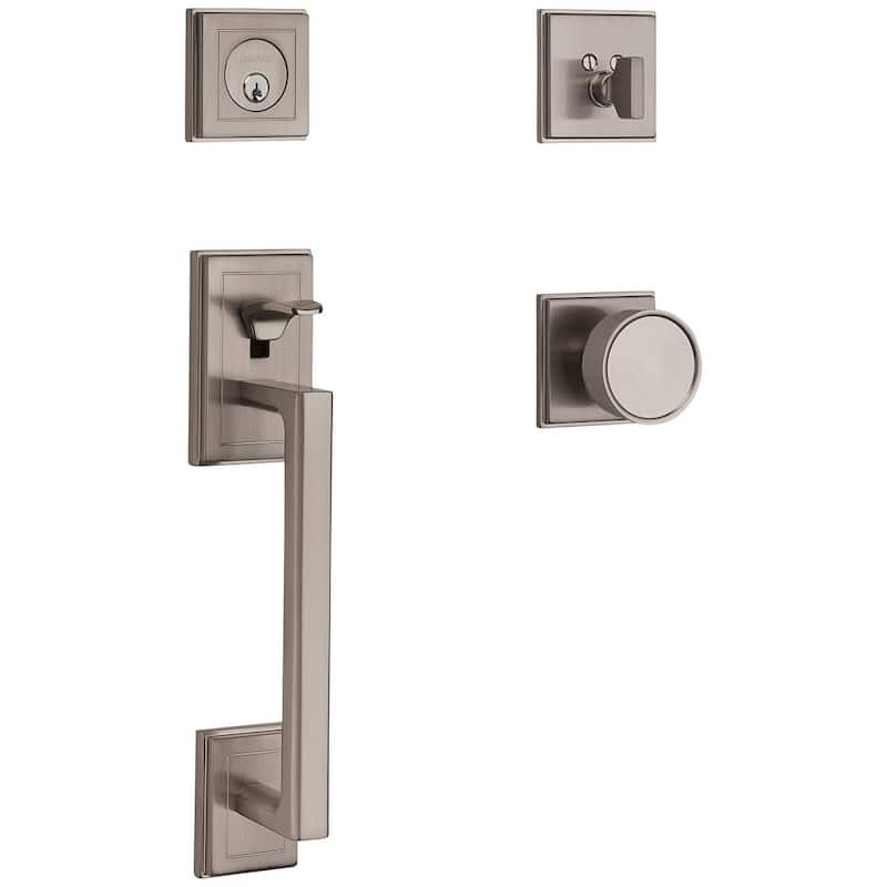 Baldwin Hollywood Hills Sectional Single Cylinder Door Handleset with