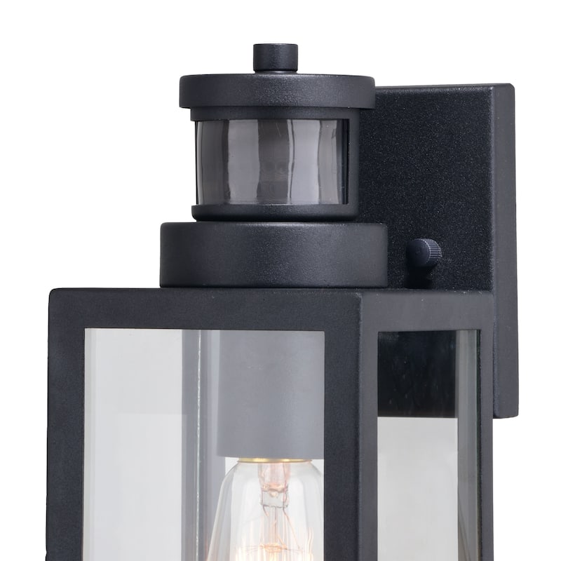 Vaxcel Lighting T0736 Lombard 13" Tall Outdoor Wall Sconce with Clear