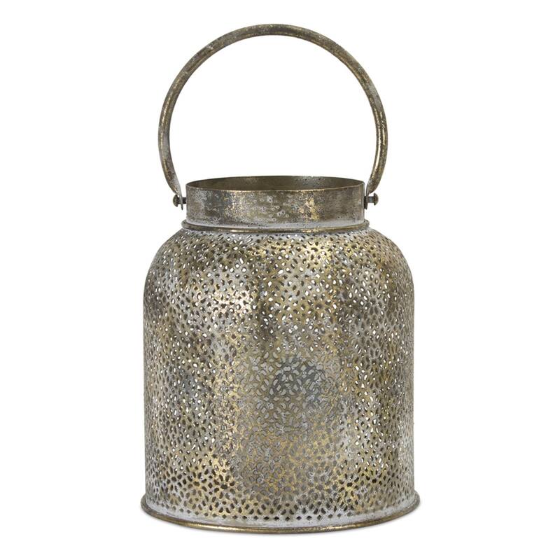 HomeRoots Set Of Two Gold Flameless Tabletop - 11