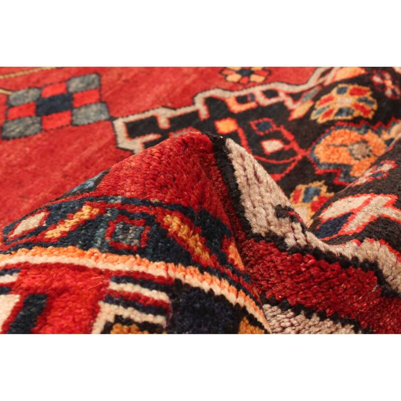 ECARPETGALLERY Hand-knotted Konya Anatolian Red Wool Rug - 3'10 x 7'6