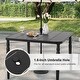 preview thumbnail 51 of 71, Nuu Garden Rattan Metal Patio Dining Set with Umbrella Hole, Zippered Cushions