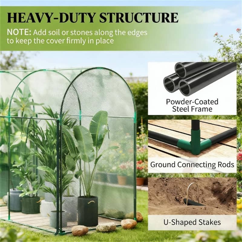 Crop Cage, Plant Cage, Garden Cage, Green