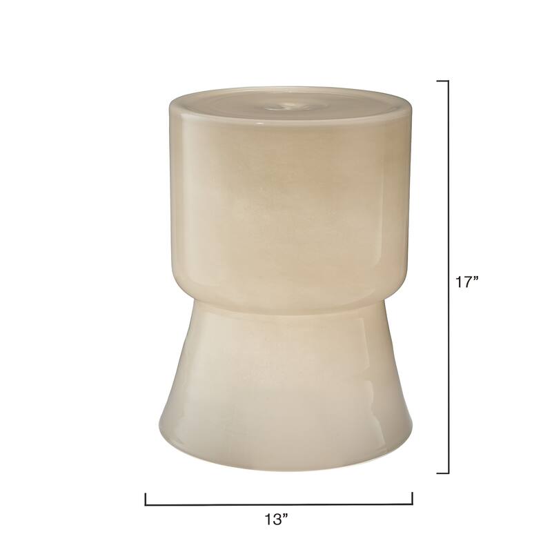Jamie Young Huntington Garden Glass Stool