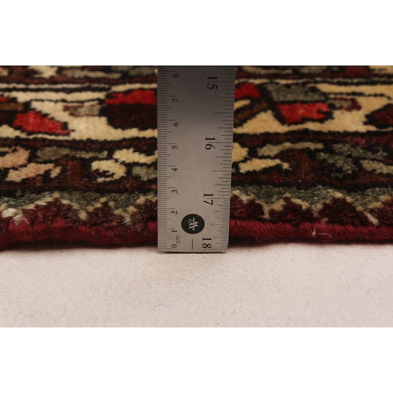 ECARPETGALLERY Hand-knotted Andelz Red Wool Rug - 3'6 x 10'0