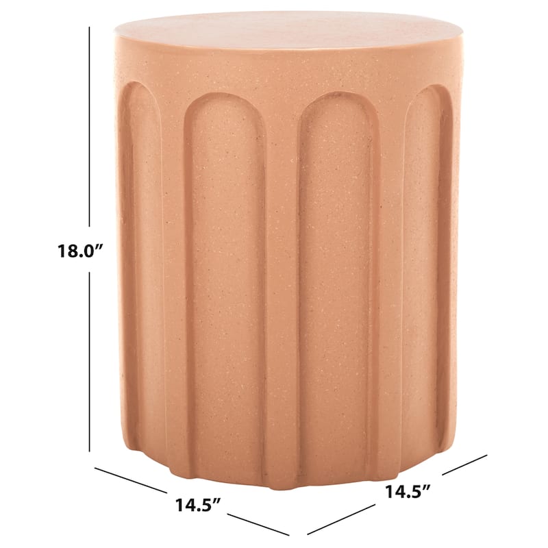 SAFAVIEH Nikolaus Accent Table (Fully Assembled) - 15"W x 15"D x 18"H