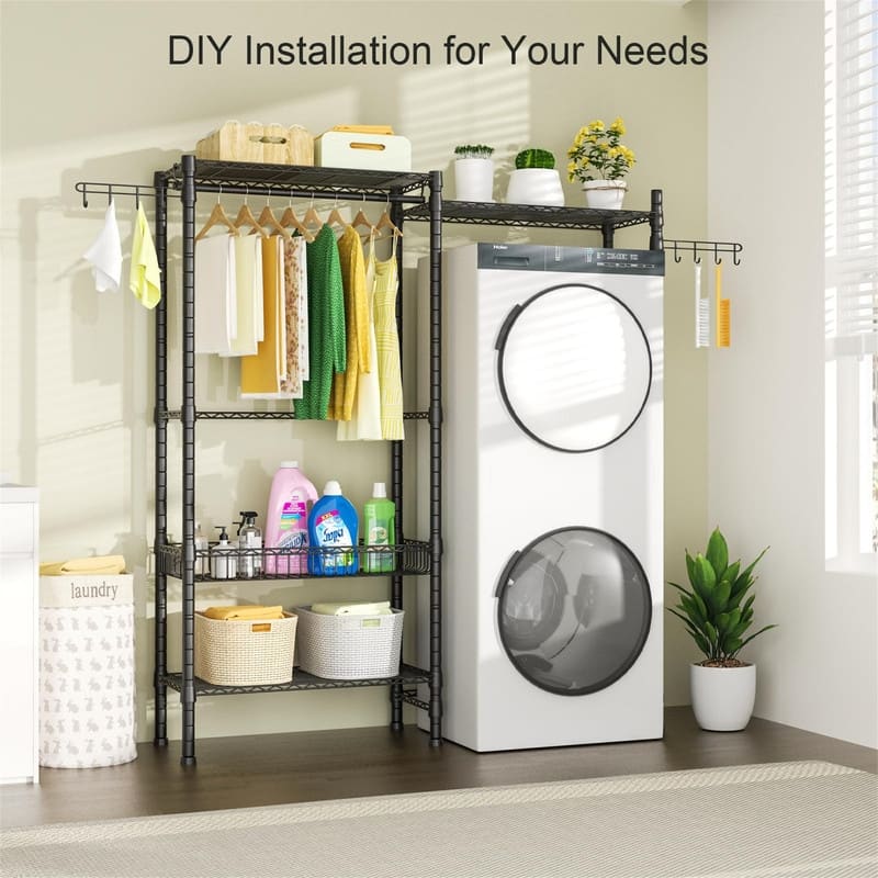 over Washer and Dryer Shelves