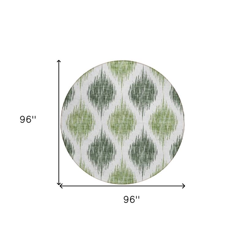 HomeRoots Ikat Transitional Rectangle Outdoor Rug