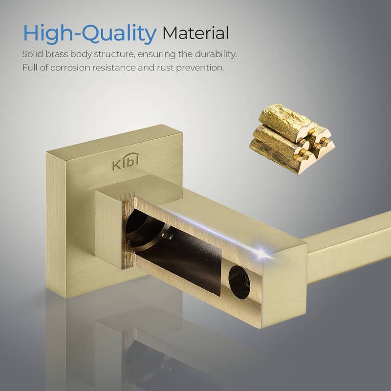 Cube 4 Piece Bathroom Hardware Set