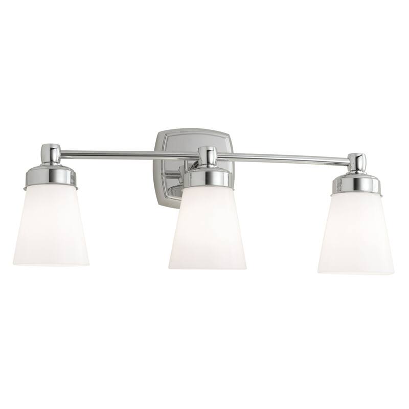 Soft Square Indoor Wall Sconce in Chrome - 22.25 - 22.25