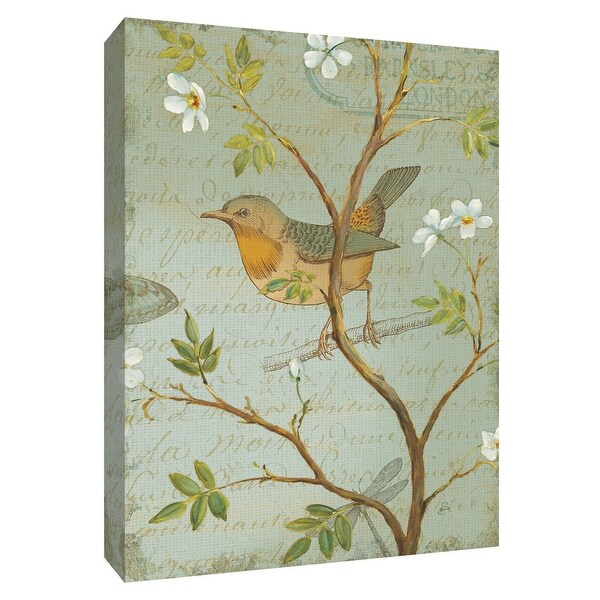 PTM Images 9-154926 PTM Canvas Collection 10" x 8" - "Post-Scriptum II Contrast" Giclee Birds Art Print on Canvas
