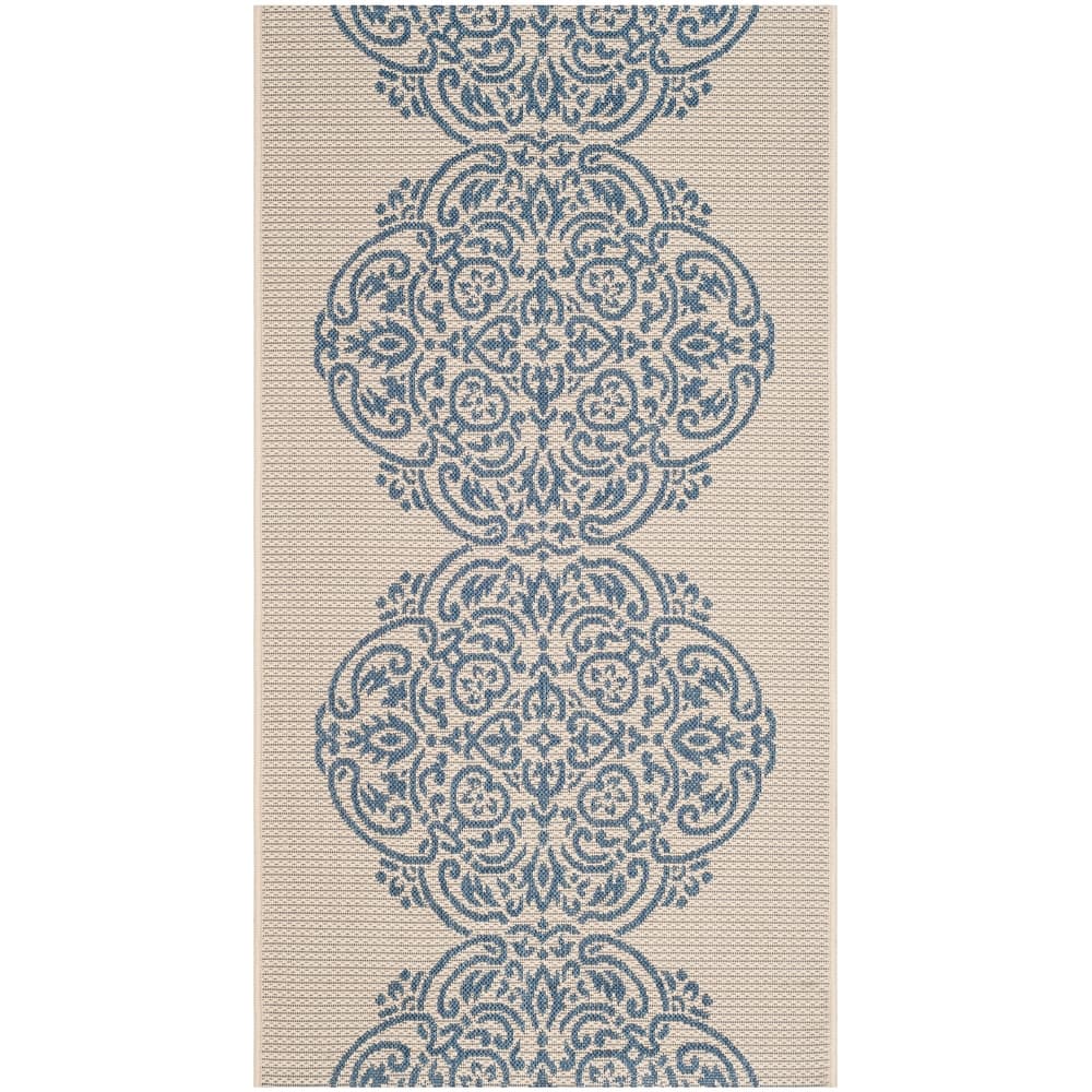 Martha Stewart by SAFAVIEH Topiary Signet Indoor/ Outdoor Waterproof Rug