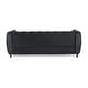 preview thumbnail 20 of 22, Bobran Modern Velvet 3-seat Sofa by Christopher Knight Home - 30.00" D x 83.25" W x 30.25" H
